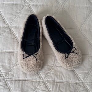 Zara Sherpa Girls Ballet Flats Shoes
